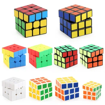 Твердый Магический куб третьего порядка Professional Cubo Magic Speed Cube Карманные кубики-головоломки, развивающие игрушки для детей, подарки