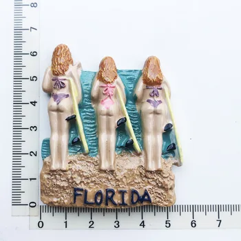 Магниты на холодильник Travel 3D Memorial на Магнитных пляжах-Холодильниках во Флориде, США