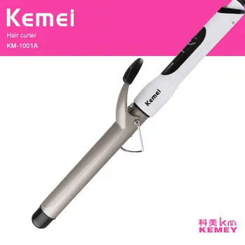 Электрическая плойка для завивки волос Kemei KM-1001A, устройство для укладки волос, щипцы для завивки волос