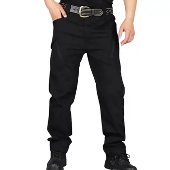 Штаны для рыбалки Детские Молодежные походные брюки Водонепроницаемые Походные брюки для мужчин Черные Походные брюки для кемпинга на открытом воздухе Строительные брюки для