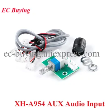 Модуль платы усилителя мощности XH-A954, Плата управления громкостью звука, аудиовход AUX, плата управления с переключателем потенциометра для динамика сабвуфера