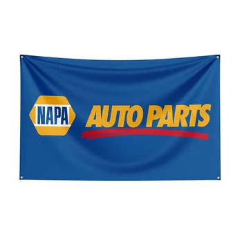Баннер для гоночного автомобиля с принтом из полиэстера с флагом NAPAs размером 3x5 футов для декора, баннер для украшения флага, баннер для флага