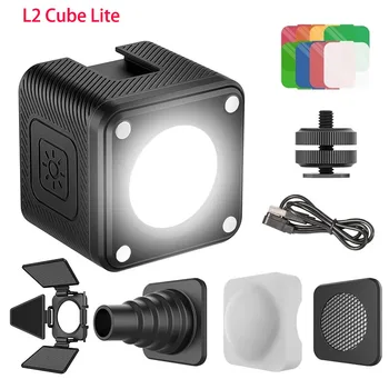 Для Ulanzi L2 Cute Lite Mini светодиодный Видеосветильник 10 м IP68 RGB Видеосветильник Цветной Фильтр Рассеиватель Honeycomb для Gopro 11 10 DSLR Sony