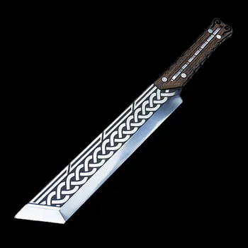 XSG Мачете Нож Для Измельчения древесины 7Cr17MoV Большой Нож для Измельчения костей Ручной Ковки С Интегрированной Ручкой 11,5 Дюймов Longquan Длинные Кухонные Ножи