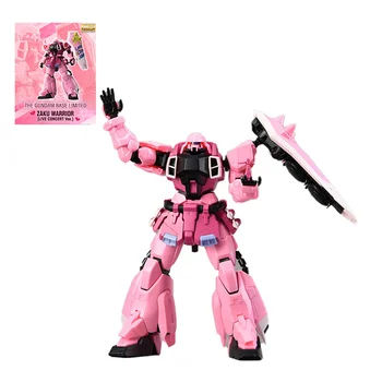 BANDAI MG 1/100 Аниме Фигурки The Gundam Base Limited Zaku Warrior Live Concert Ver Розовая Модель Детские Собранные Игрушки Робот