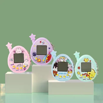 Игровой автомат из аниме ZK50 для девочек, такая Же Мини-электронная игрушка для домашних животных, детские игрушки, милый Брелок